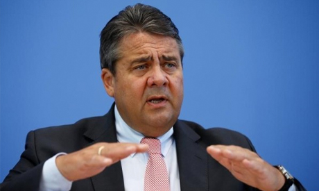 German Economy Minister Sigmar Gabriel 