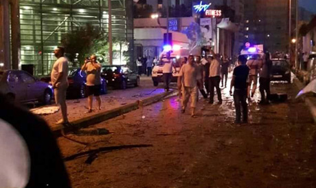 Powerful explosion heard in Beirut near the busy shopping district of Hamra