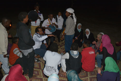 party in the heart of nubian desert