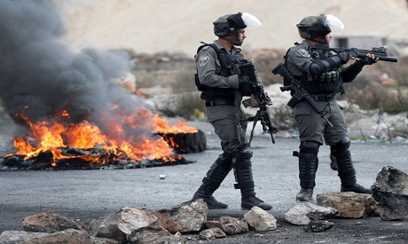 Israeli border policemen