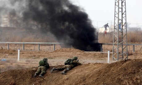 Israeli Occupation soldiers strikes Gaza