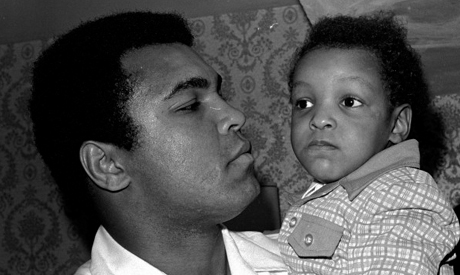 Mohamed Ali & his son