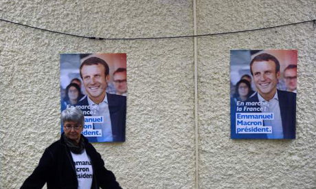 Macron posters 
