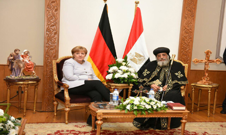 Merkel and Pope 