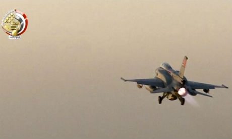 Egyptian air strikes in Derna 