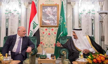 King Salman and Haider al-Abadi
