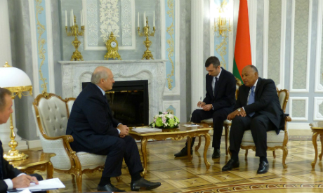 shoukry and belarus president