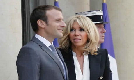 Macron & Wife