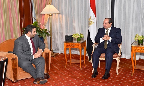 Sisi and Saudi ambassador