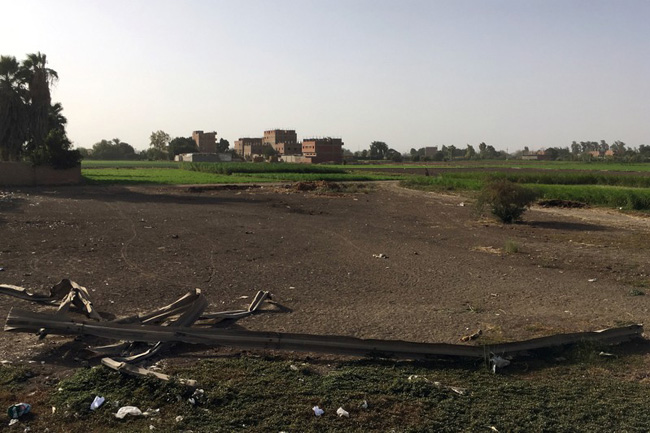 A view of houses at the village of Ikyad Dijwi in the Nile Delta of El Qanater El Khayreya city in A