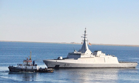 A vessel participating in the exercises 