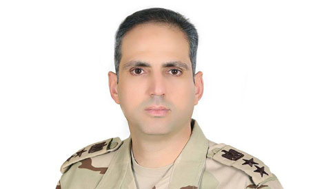 The Military spokesman Tamer El-Refaie	