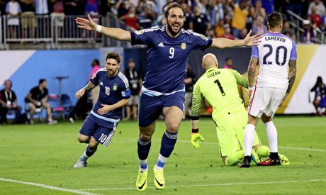 Argentina forward Gonzalo Higuain (Reuters)