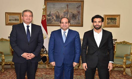 El-Sisi with Salah