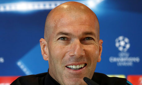  Real Madrid coach Zinedine Zidane (Reuters)