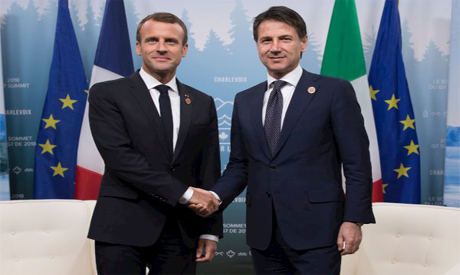 Italy and France