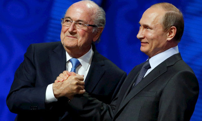 Blatter  and Putin