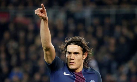 Edinson Cavani of Paris Saint Germain FC (Reuters)