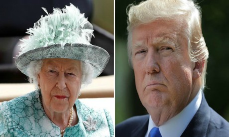 Elizabeth II, Trump