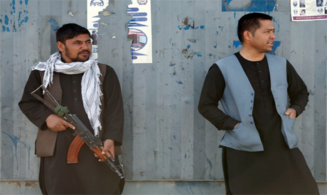 Armed Shia men in Kabul 