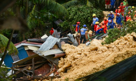 Landslide in Naga City