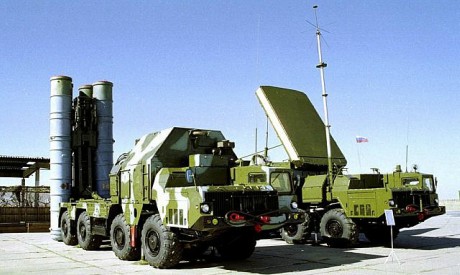 Russian S-300 anti-aircraft missile 