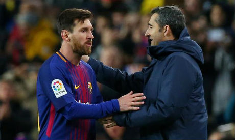 Valverde and Messi 