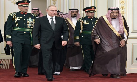 Russian President Vladimir Putin and Saudi Arabia