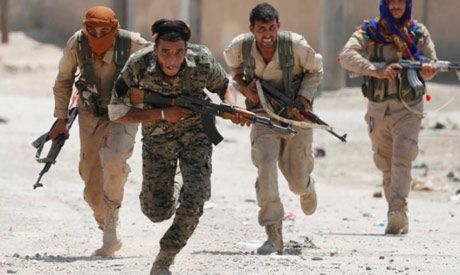 Kurdish fighters 
