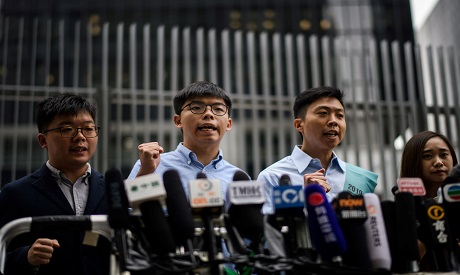 Opposition leaders in Hong Kong