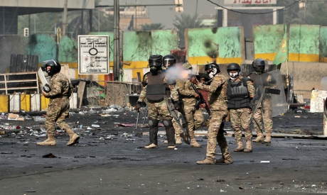 Iraqi riot police
