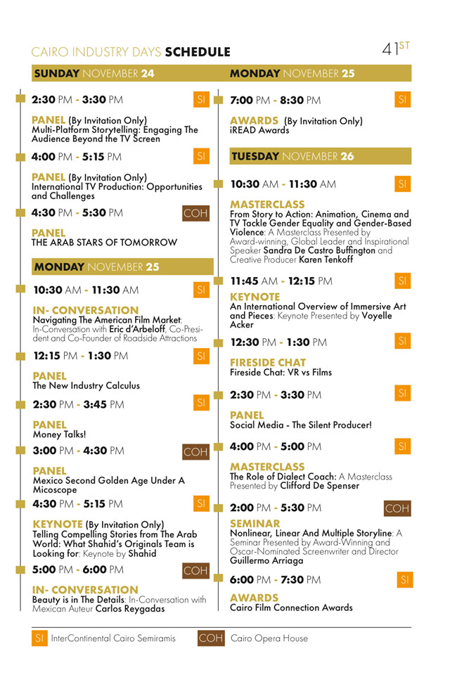 Cairo Industry Days Programme1