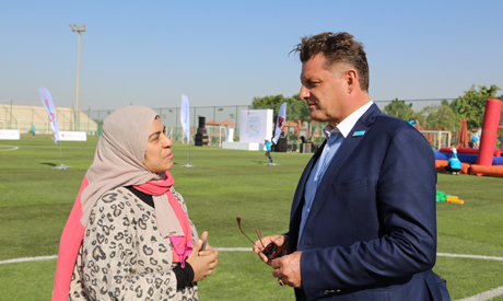 Nesmahar Sayed speaks with Bruno Maes, UNICEF’s representative in Egypt