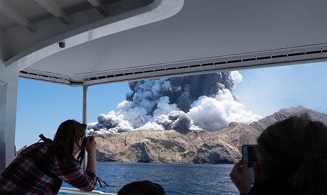 Volcano in New Zealand  