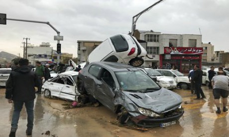 Flash flood in Iran