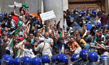 Algerian protesters
