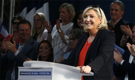 French far-right leader Marine Le Pen . AFP	
