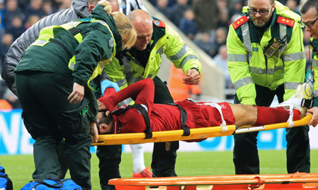 Mohamed Salah injured
