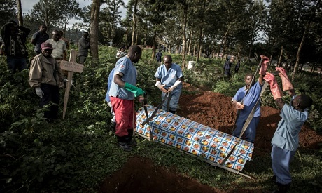 Health workers in DR Congo