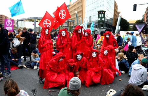 climate change demonstration in Berlin