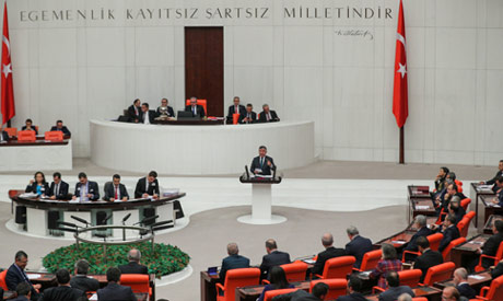 Ismet Yilmaz, head of the parliament