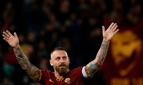 Roma legend De Rossi hires make-up artist to watch Rome derby with fans ...