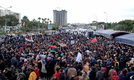 Libyan protesters 