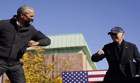 President-elect Joe Biden and former president Obama. (File photo: Obama)