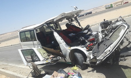 A file photo of a road accident in Egypt