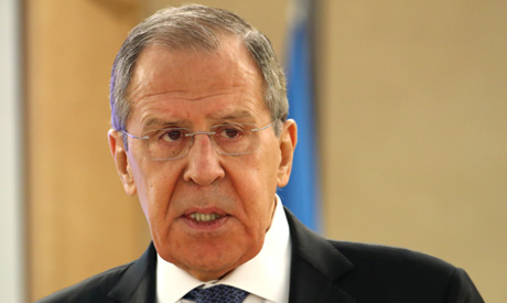 Russian Foreign Minister Sergei Lavrov	