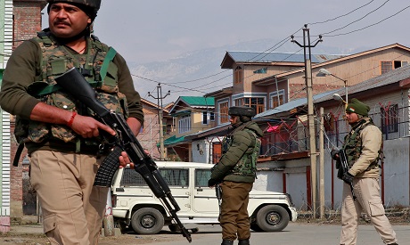 Indian forces in Kashmir 