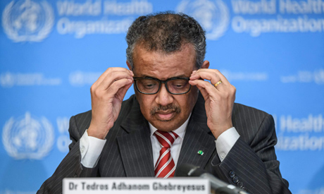 World Health Organization (WHO) Director-General Tedros Adhanom Ghebreyesus 