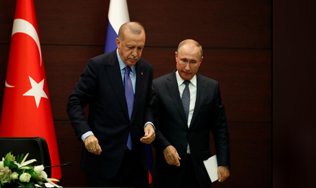 Tayyip Erdogan and Vladimir Putin