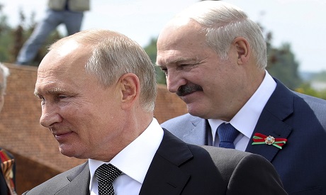 Putin and Lukashenko 